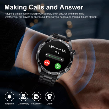 2025 New Smart Watch with ECG Men Blood Pressure Heart Rate Monitoring Sports Watch Bluetooth Call Health Smartwatch for Xiaomi